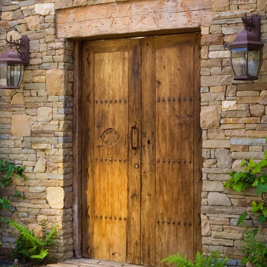 Custom Antique Mexican Door Entryway