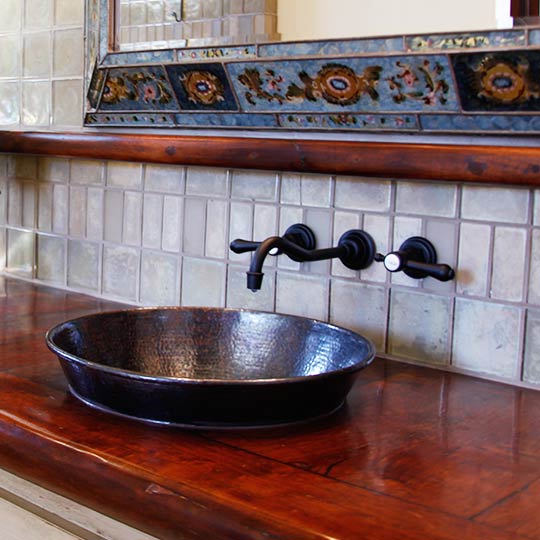 Mesquite Antique Door Vanity Top