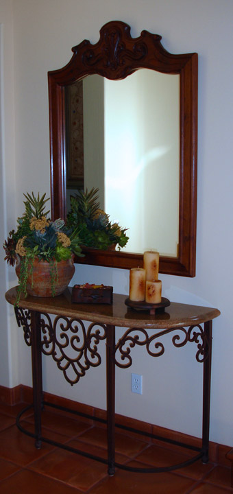 Wrought Iron Console