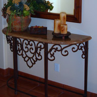 Wrought Iron Consoles